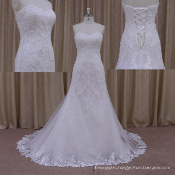 2015 Sexy Chaple Train Wedding Dress Bridal Dress Lo0178